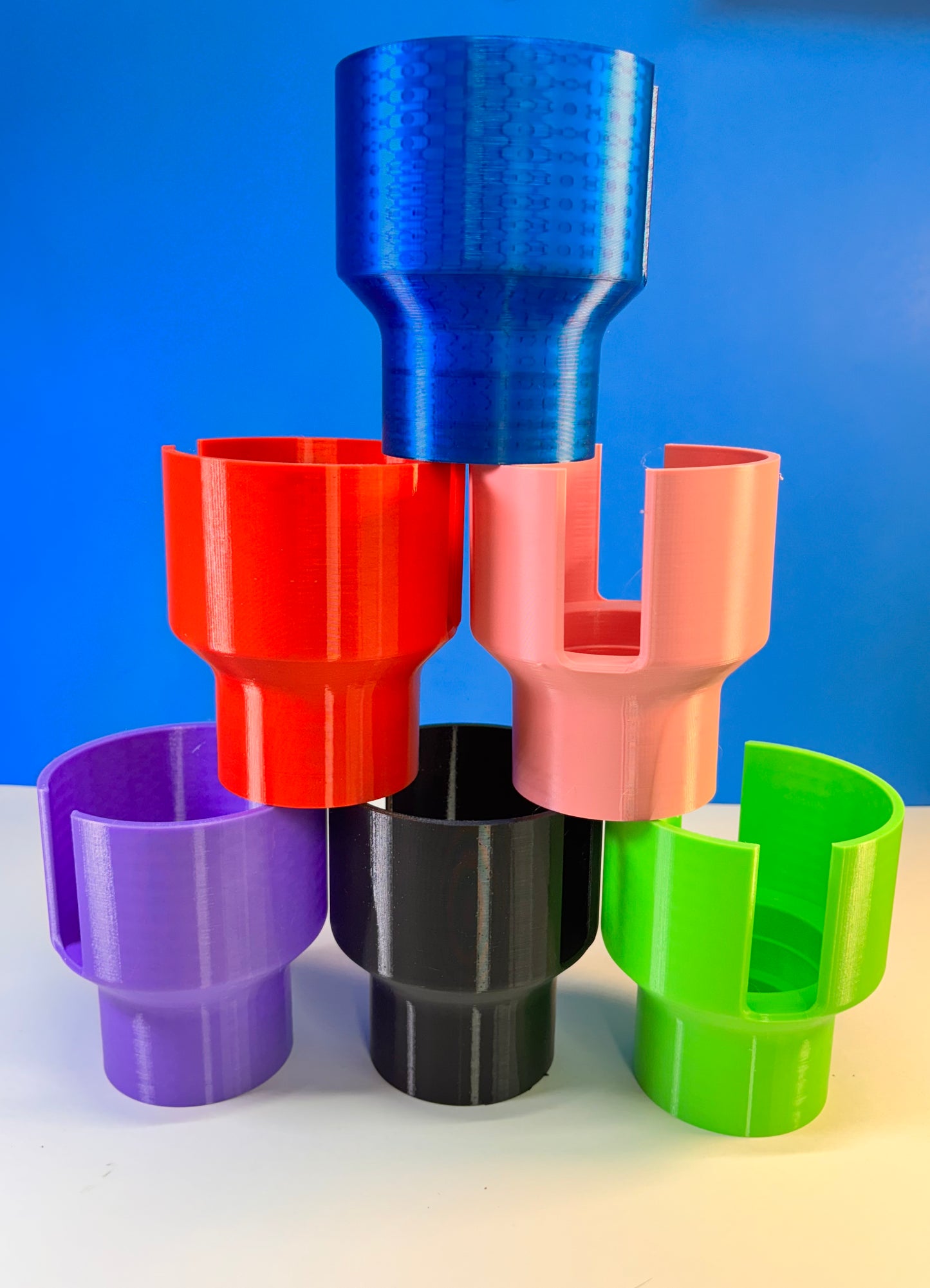 Cup Holder Extender |RedBull |Pop can|Soda|Water bottle | Jug | Mug | 3d printed | ext | accessory | Adapter