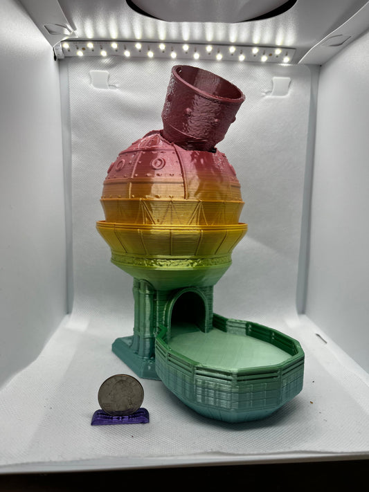 Observatory dice Tower | Dice Randomizer | Many Colors to choose from | Large | Dice | dungeons and dragons | D&D | Gift | 3d Printed