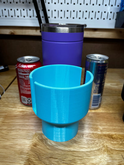 Cup Holder Extender **DIGITAL FILE 3MF**| RedBull |Pop can|Soda|Water bottle | Jug | Mug | 3d printed | ext | accessory | Adapter