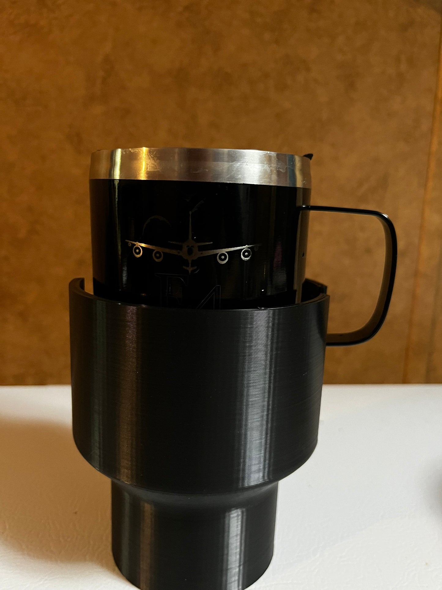 Cup Holder Extender |RedBull |Pop can|Soda|Water bottle | Jug | Mug | 3d printed | ext | accessory | Adapter