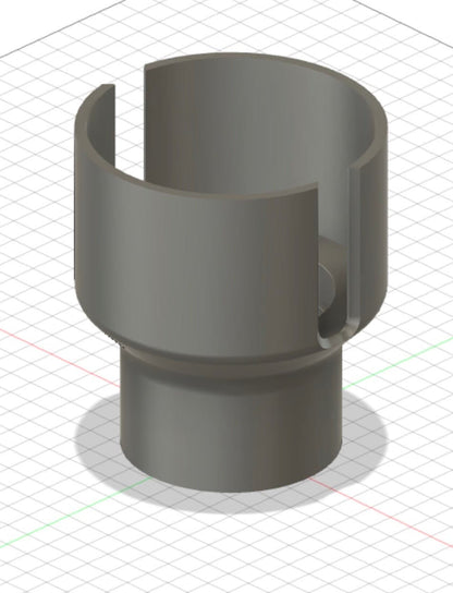 Cup Holder Extender **DIGITAL FILE 3MF**| RedBull |Pop can|Soda|Water bottle | Jug | Mug | 3d printed | ext | accessory | Adapter