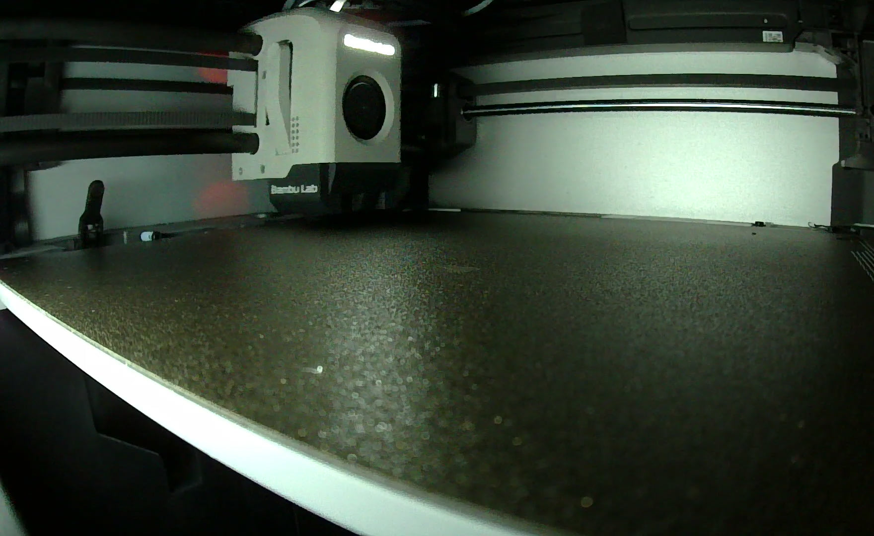 a time lapse of the cup extender being printed